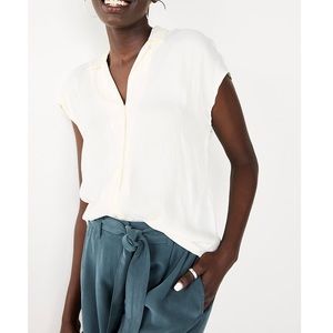 Short sleeve easy lapel shirt